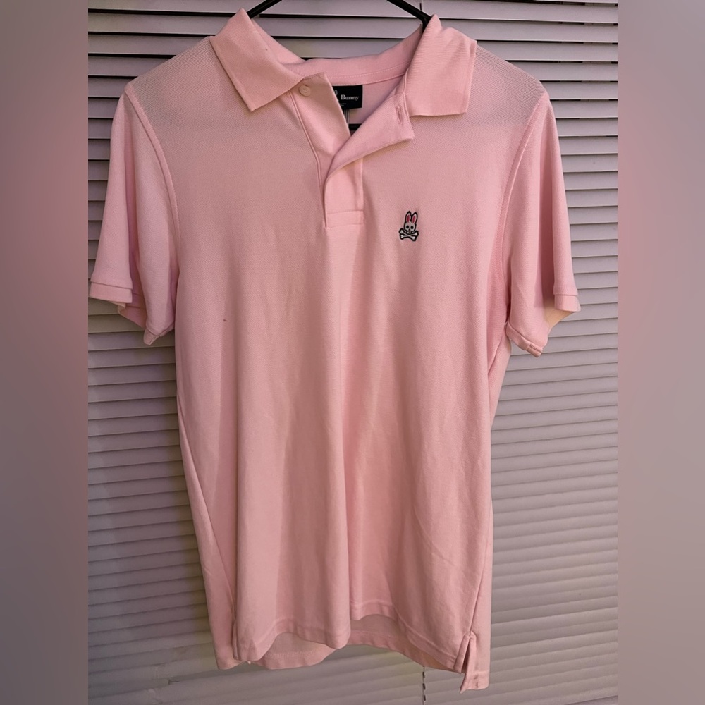 Psycho Bunny Men’s Pink polo shirt Size 3 or Xs